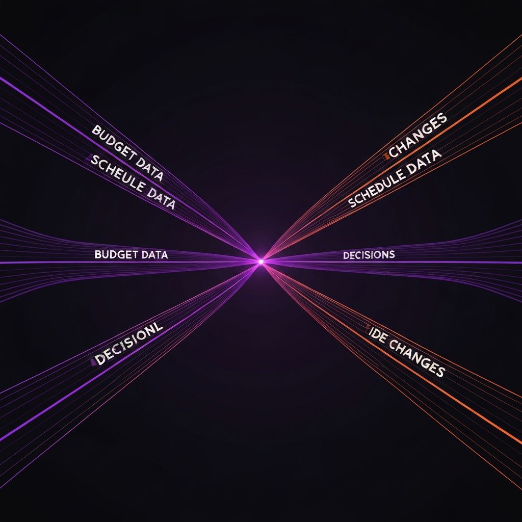 Data streams converging into unified analysis